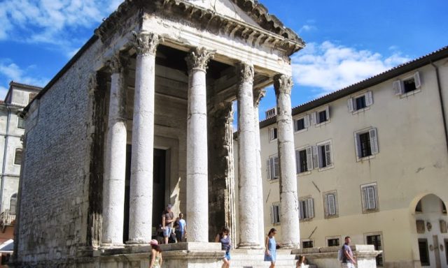 The Temple of Augustus in Pula