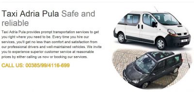 Taxi  Adria Pula 1